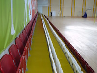  Paint coating, grandstands of the sports complex