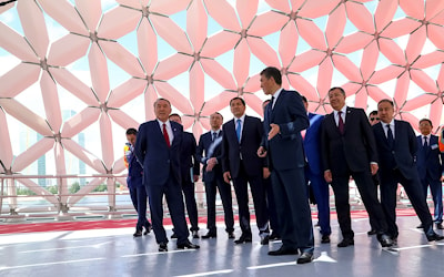 Торжественное открытие моста с участием Президента Республики Казахстан